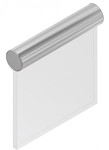 BY. HL 24 - Aluminium på glas